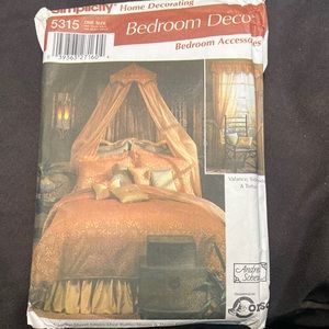 Vintage 2003 CUT Simplicity Bedroom Decor Pattern 5315